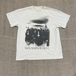 playboi carti new maps of hell shirt mens large white whole lotta red music rap